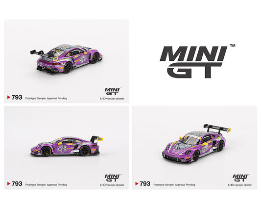 Mini GT 1:64 Porsche 911 GT3 R #27 HubAuto Racing 2023 FIA GT World Cup 70th Macau Grand Prix #793 Mijo Exclusives Preorder