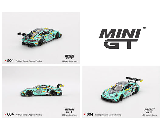 Mini GT #804 Porsche 911 GT3 R #28 HubAuto Racing2023 FIA GT World Cup 70th Macau Grand Prix Preorder