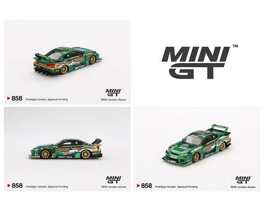 Mini GT #858 Nissan LB-Super Silhouette S15 SILVIA LBWK 2024 Fausto Racing Preorder