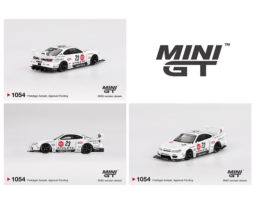Mini GT #1054 Nissan LB-Super Silhouette S15 SILVIA ATHLETE White Preorder