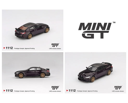 Mini GT #1112 BMW M4 M-Performance (G82) Daytona Violet Preorder