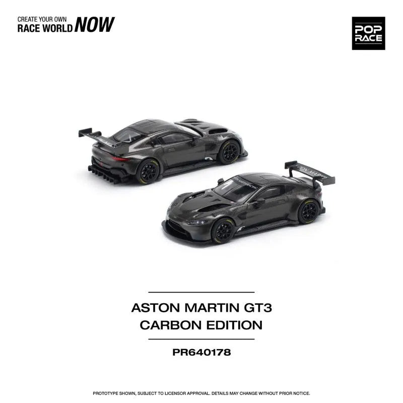 Pop Race Aston Martin Vantage GT3 Carbon Edition PR64-178 Preorder