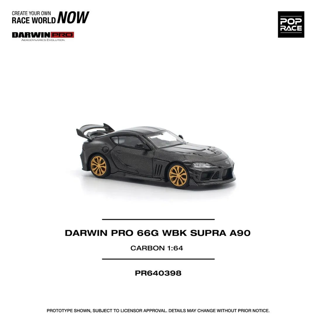 Pop Race Darwin Pro 66G WBK Toyota Supra A90 Carbon Edition PR64-398