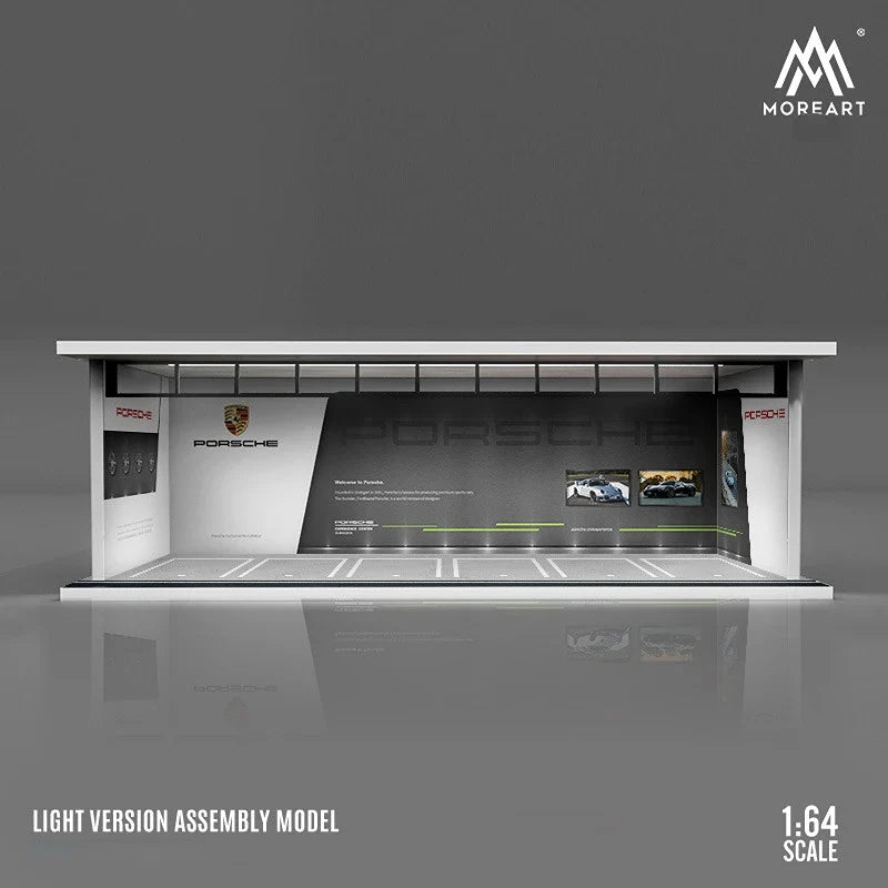 1:64 Scale Acrylic Lighted Diorama Parking Lot - Parking Garage