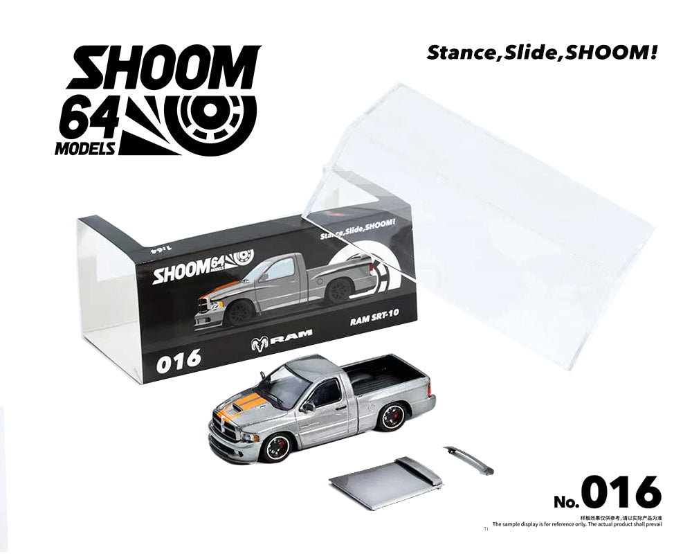G.C.D. SHOOM64 2003 Dodge Ram SRT-10 Pickup Grey & Orange