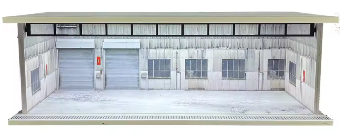 1:64 Scale Acrylic Lighted Diorama Parking Lot & Garage Scenes