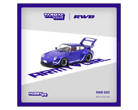 Tarmac Works Hobby64 Porsche RWB 993 Army Girl Preorder