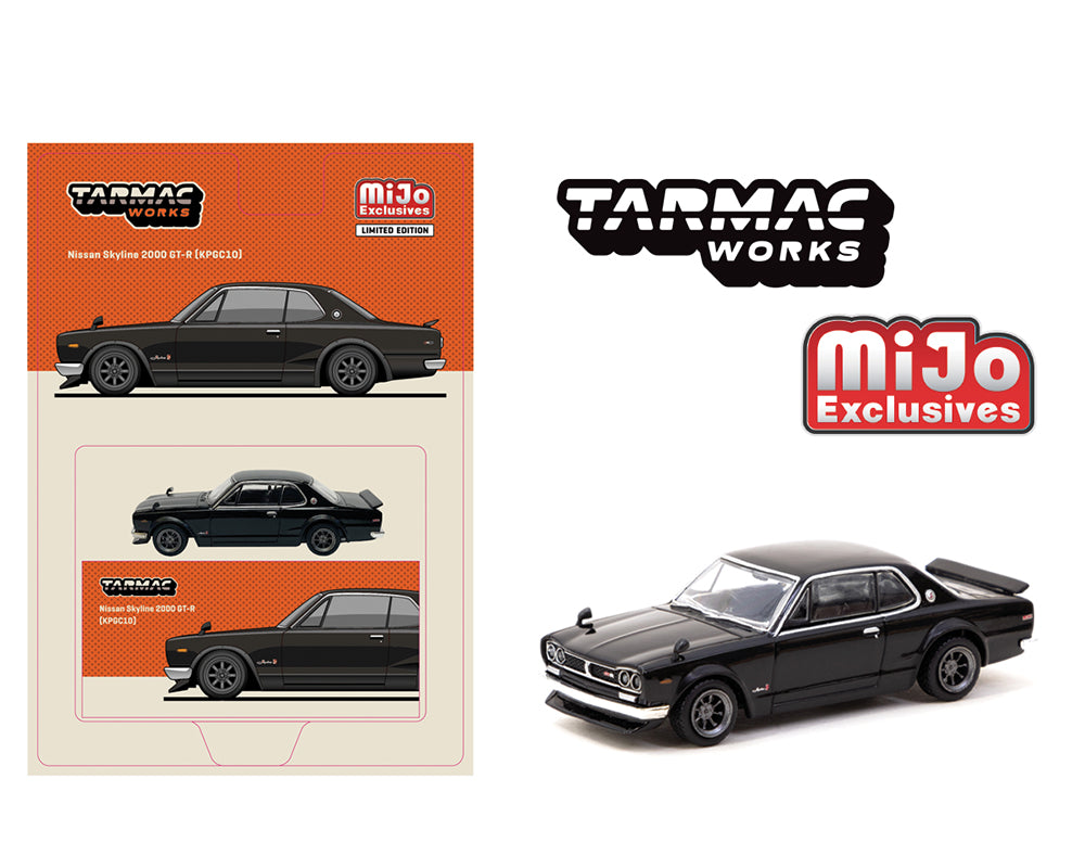 Tarmac Works Global64 Nissan Skyline 2000GT-R KPGC10 Black