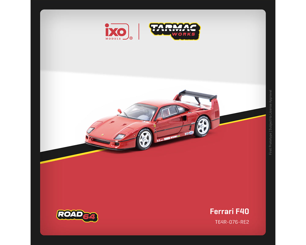 Tarmac Works ixo Models Road64 Ferrari F40 Red Preorder