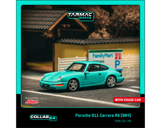 Tarmac Works Schuco Collab64 Porsche 911 Carrera RS (964) Mint Green Preorder