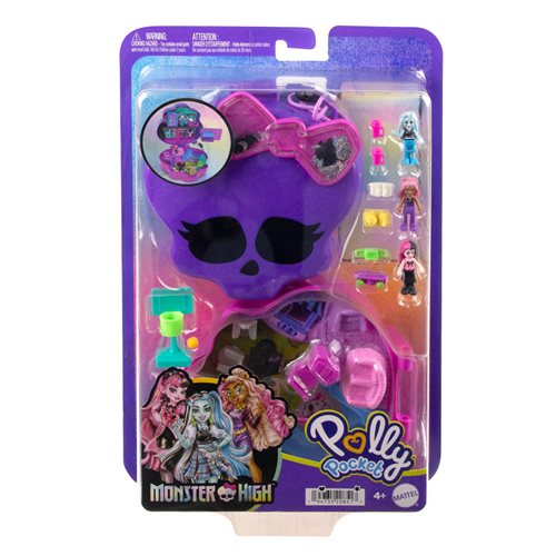 Monster High Polly Pocket Compact Playset Draculaura Clawdeen & Frankie Stein