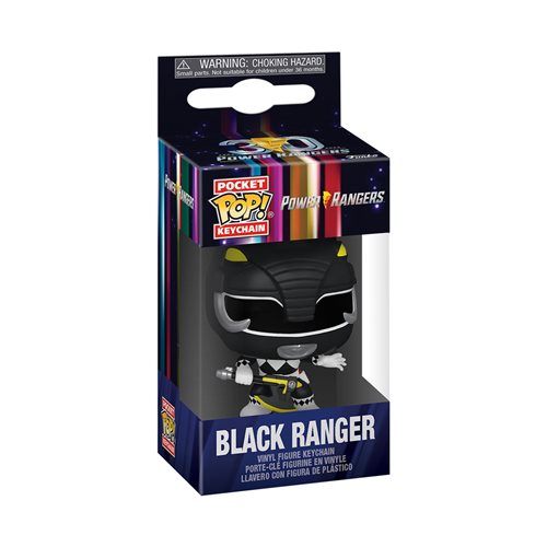 Mighty Morphin Power Rangers Funko Pocket Pop! Keychain Black Ranger