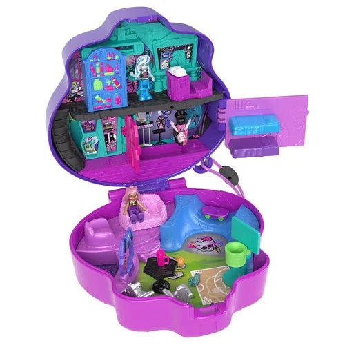 Monster High Polly Pocket Compact Playset Draculaura Clawdeen & Frankie Stein