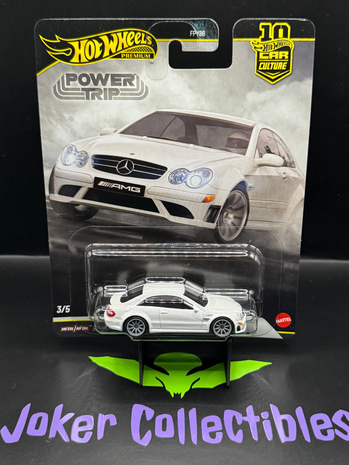 Hot Wheels Premium Car Culture Power Trip 2008 Mercedes-Benz CLK AMG Black Series