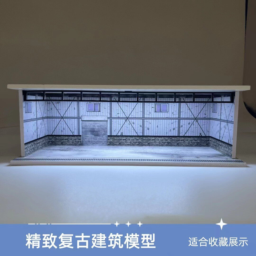 1:64 Scale Acrylic Lighted Diorama Parking Lot - Parking Garage