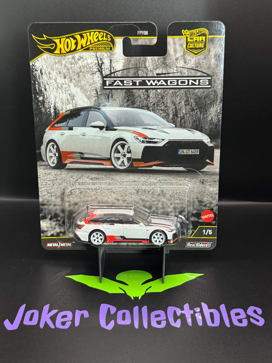 Hot Wheels Premium Car Culture 2025 Fast Wagons Audi RS 6 Avant # 1/5