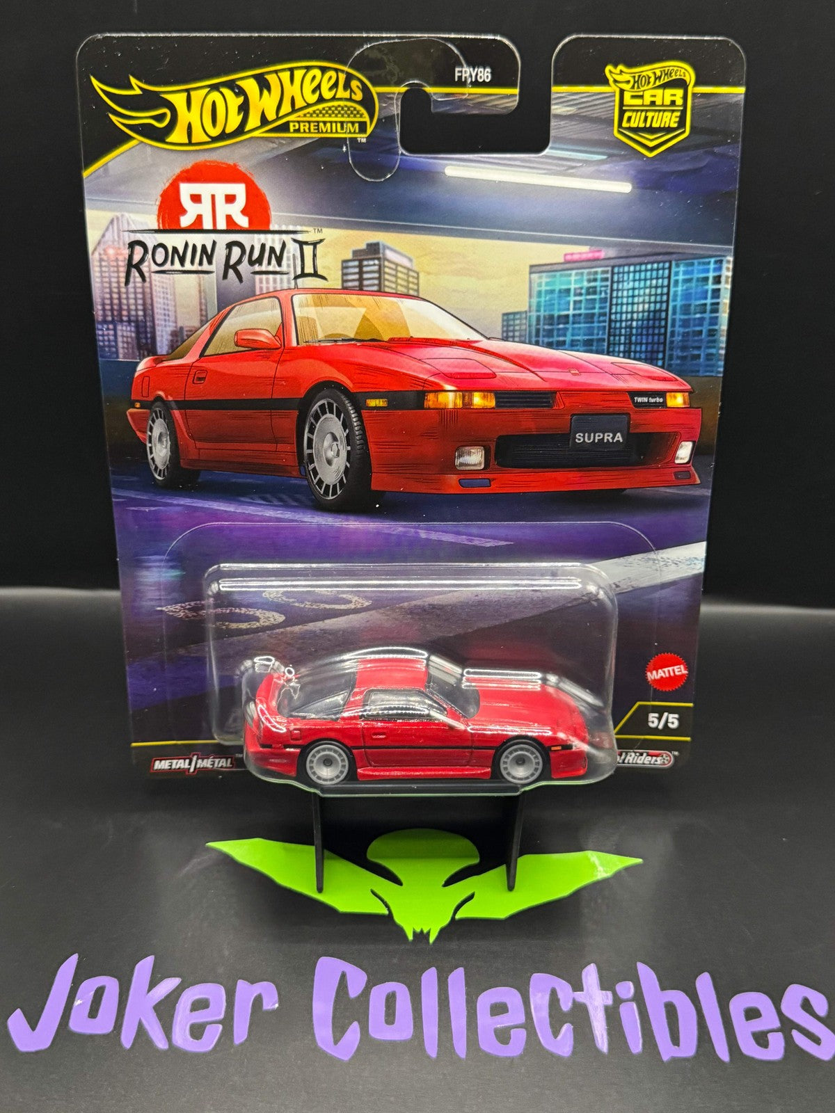 Hot Wheels Premium Car Culture Ronin Run II '89 Toyota Supra # 5/5