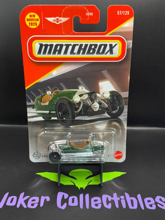 Matchbox 2025 Dark Green 2021 Morgan 3 Wheeler # 57/125
